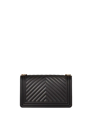 TRACOLLA DONNA - MARC ELLIS NERO-ORO - FLAT M _25 4