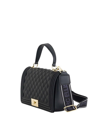 TRACOLLA DONNA - MARC ELLIS NERO-ORO - FLAT SQUARE M 2