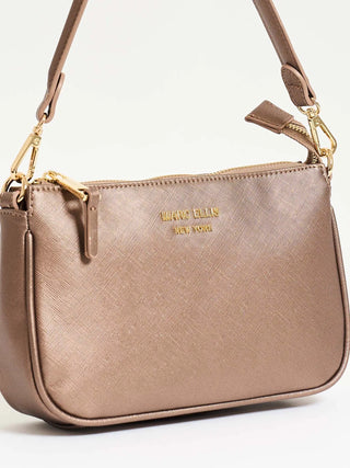 BORSA A SPALLA DONNA - MARC ELLIS BRONZO - LILLY 3