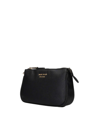 BORSA A SPALLA DONNA - MARC ELLIS NERO-ORO - LILLY 2