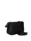 BORSA A SPALLA DONNA - MARC ELLIS NERO-ORO - LILLY 3
