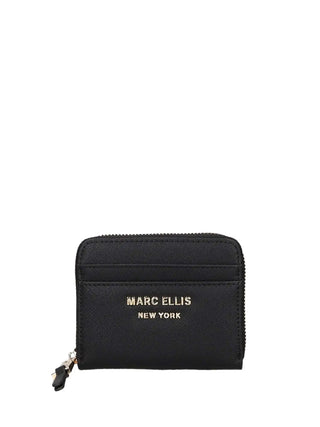 PORTAFOGLIO DONNA - MARC ELLIS NERO-ORO - SABA MF_
