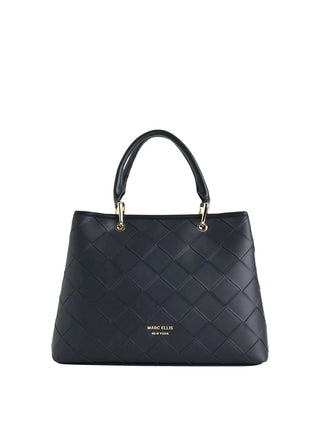 BORSA A SPALLA DONNA - MARC ELLIS NERO-ORO - SUNNY BAG 1