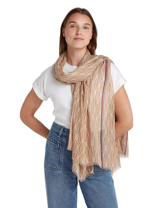 SCIARPA DONNA - TOMMY HILFIGER BEIGE - AW0AW17490 3