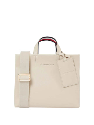 BORSA A SPALLA DONNA - TOMMY HILFIGER BEIGE - AW0AW17508