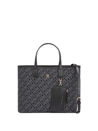 BORSA A SPALLA DONNA - TOMMY HILFIGER NERO - AW0AW17685