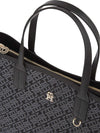BORSA A SPALLA DONNA - TOMMY HILFIGER NERO - AW0AW17685 2