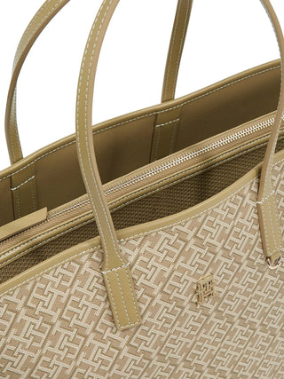 TOTE DONNA - TOMMY HILFIGER BEIGE - AW0AW17696 4