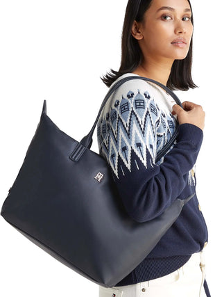 TOTE DONNA - TOMMY HILFIGER BLU - AW0AW17705 5