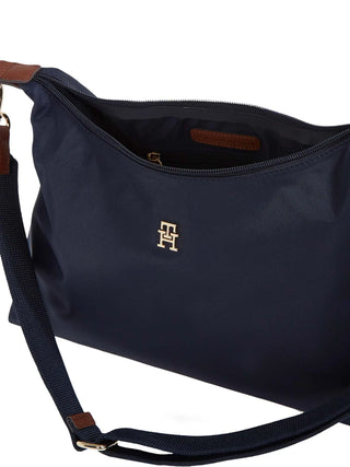 BORSA A SPALLA DONNA - TOMMY HILFIGER BLU - AW0AW17937 3