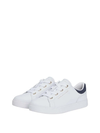 SNEAKERS DONNA - TOMMY HILFIGER BIANCO-BLU - FW0FW08816 2