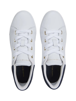 SNEAKERS DONNA - TOMMY HILFIGER BIANCO-BLU - FW0FW08816 4