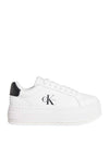 SNEAKERS DONNA - CALVIN KLEIN BIANCO-NERO - YW0YW01878 1