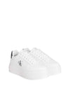 SNEAKERS DONNA - CALVIN KLEIN BIANCO-NERO - YW0YW01878 2