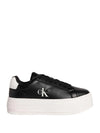 SNEAKERS DONNA - CALVIN KLEIN NERO-BIANCO - YW0YW01878 1