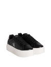 SNEAKERS DONNA - CALVIN KLEIN NERO-BIANCO - YW0YW01878 2
