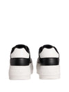 SNEAKERS DONNA - CALVIN KLEIN NERO-BIANCO - YW0YW01878 3