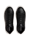 SNEAKERS DONNA - CALVIN KLEIN NERO-BIANCO - YW0YW01878 4