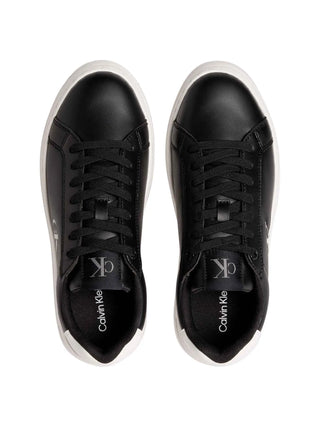 SNEAKERS DONNA - CALVIN KLEIN NERO-BIANCO - YW0YW01878 4