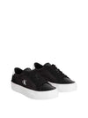 SNEAKERS DONNA - CALVIN KLEIN NERO-BIANCO - YW0YW01896 2