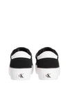 SNEAKERS DONNA - CALVIN KLEIN NERO-BIANCO - YW0YW01896 3
