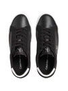 SNEAKERS DONNA - CALVIN KLEIN NERO-BIANCO - YW0YW01896 5