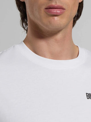 T-SHIRT UOMO - BIKKEMBERGS BIANCO - BMT1226 3