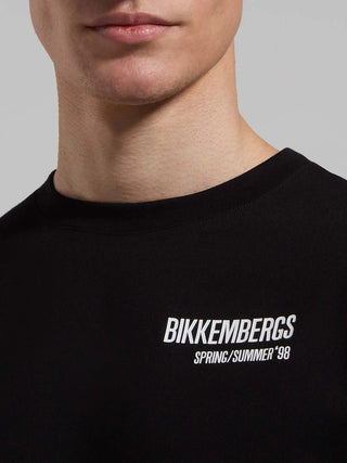 T-SHIRT UOMO - BIKKEMBERGS NERO - BMT1226 3