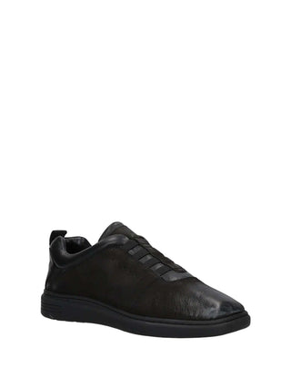 SNEAKERS UOMO - RIPOSELLA NERO - ADELFIO I MB07BX 2