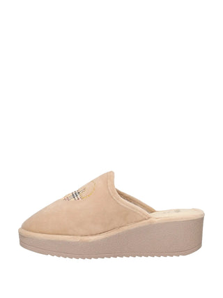 CIABATTA DONNA - RIPOSELLA BEIGE - SAMIA I WB03BX 4