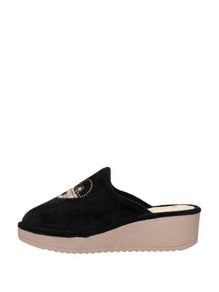 CIABATTA DONNA - RIPOSELLA NERO - SAMIA I WB03BX 4