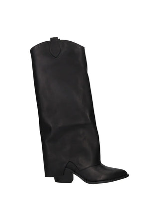 STIVALE DONNA - SARA LOPEZ NERO - SL52ST 302