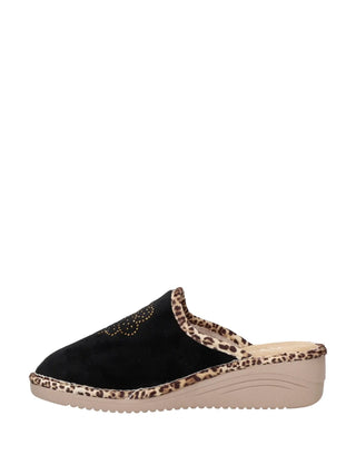 CIABATTA DONNA - RIPOSELLA NERO - STELLA I WB03BX 4