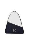 BORSA A SPALLA DONNA - KARL LAGERFELD BLU - A4W30156 1
