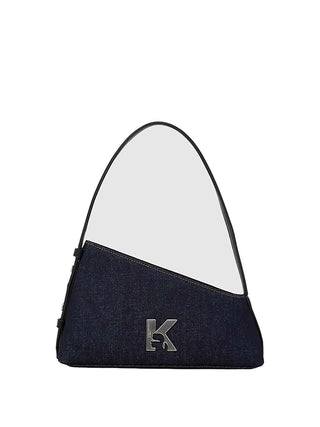 BORSA A SPALLA DONNA - KARL LAGERFELD BLU - A4W30156
