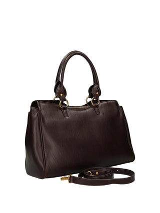 BORSA A MANO DONNA - LUMBERJACK MARRONE SCURO - LKP04WBA1002 3
