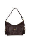 BORSA A SPALLA DONNA - LUMBERJACK MARRONE SCURO - LKP04WBA1003 1