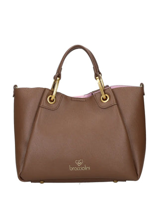 BORSA A MANO DONNA - BRACCIALINI MARRONE - B18501-YY