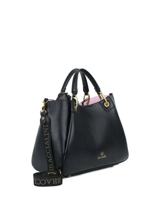 BORSA A MANO DONNA - BRACCIALINI NERO - B18502-YY 2