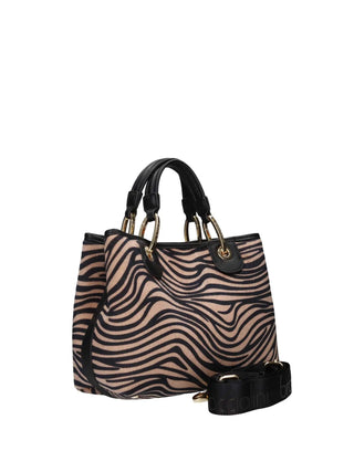 BORSA A MANO DONNA - BRACCIALINI NERO-BIANCO - B18571-YY 3