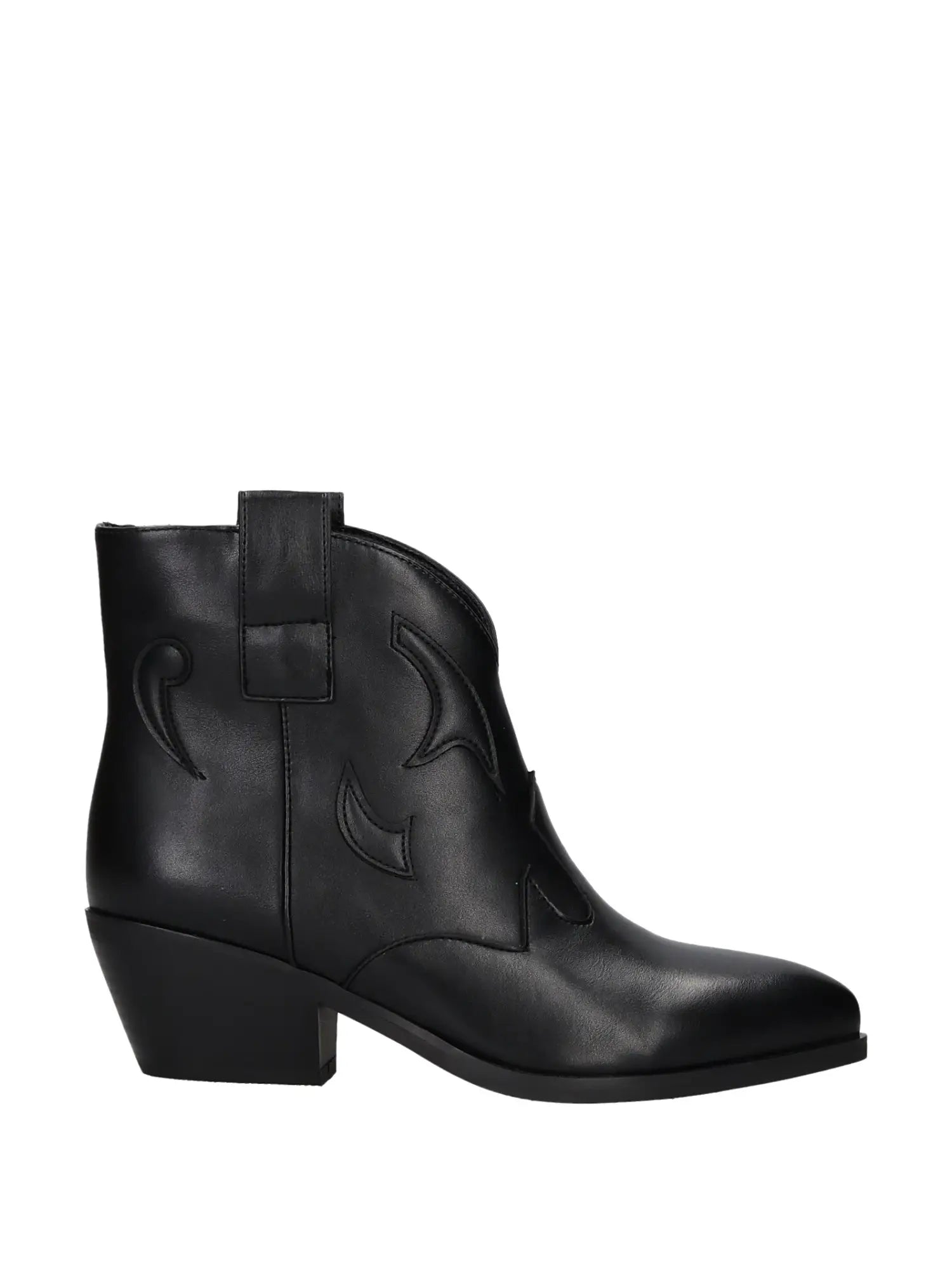 Stivaletti Donna MTNG Collection 58656 - Colore Nero Pelle Scamosciata (Antil Nero C35442), Tacco Basso, 38 EU, Fatti In Cina