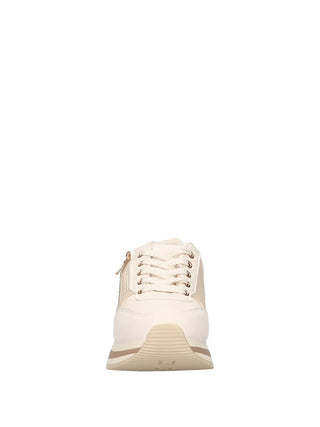 SNEAKERS DONNA - NINI BEIGE-ORO - 25194 3