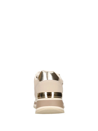 SNEAKERS DONNA - NINI BEIGE-ORO - 25194 5