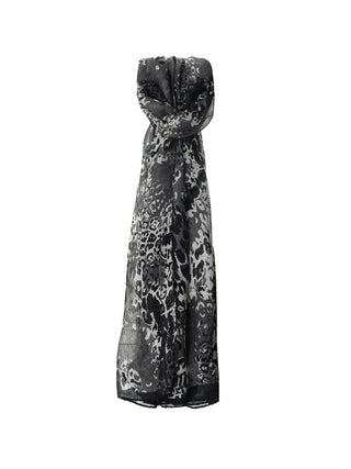 SCIARPA DONNA - LUMBERJACK NERO - B1004