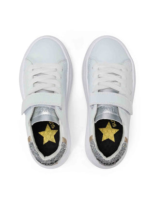 SNEAKERS RAGAZZA - SUN68 BIANCO-ARGENTO - Z46463K 4