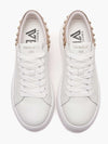 SNEAKERS DONNA - EMANUELLE VEE BIANCO-ORO - 462P-100-10-P003 3