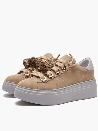 SNEAKERS DONNA - EMANUELLE VEE BEIGE - 462P-100-12-P011 2