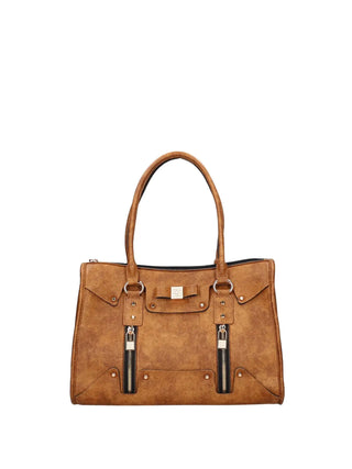 BORSA A SPALLA DONNA - SAVE MY BAG CUOIO - S62-SELENA-L-EMU
