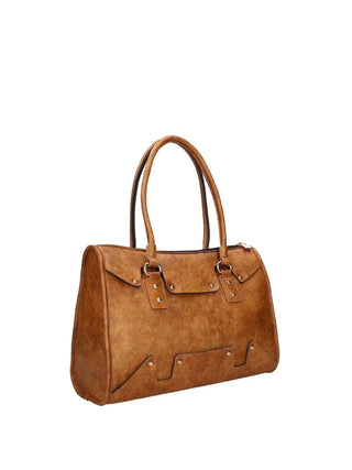 BORSA A SPALLA DONNA - SAVE MY BAG CUOIO - S62-SELENA-L-EMU 3