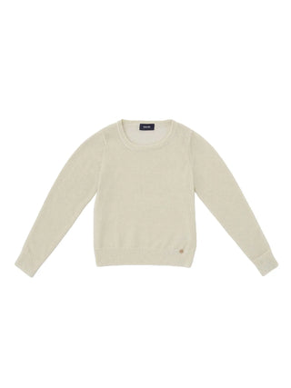 MAGLIA DONNA - YES ZEE AVORIO - M058 BN00